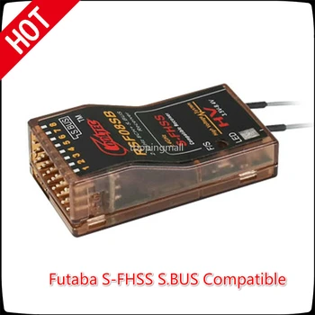 RSF08SB 8ch Futaba S-FHSS S. BUS-Kompatibel Modtager for 10J 8J 6K 6J 14sg 18MZ WC 18SZ Frsky Delta 8