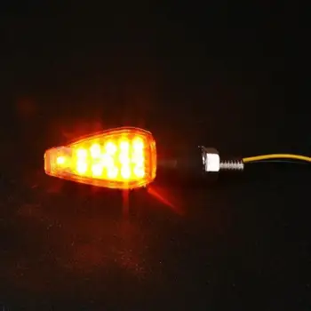 2stk/4stk 14 LED Motorcykel LED-blinklys lyser Gult Blinklys lampe Super Lyse led-Mc Hale Lys
