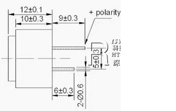 50stk 16MM ultrasonic sensor vandtæt type Transceiver integration Ultralyd lige probe 40KHz dobbelt hjælp lige probe