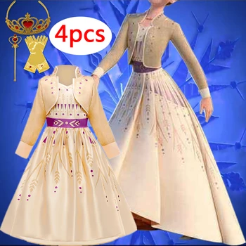 4-10 År Piger Dress Fantasic Halloween Cosplay Kostume Fantasia Børn Piger Tøj Prinsesse Party Vestidos