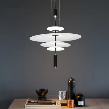 Nordisk Akryl Paraply LED Vedhæng Lys UFO Form Hanglamp Spanien Art Design-Stue, Restaurant Hængende lamper