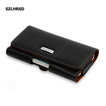 SZLHRSD Ægte Læder Bælte Klip Etui, Cover taske til Samsung Galaxy Note 9 S8 S9 S7 Telefon Pung Etui Ulefone S1 Doogee X70