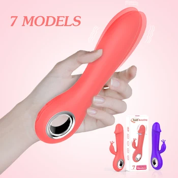 Dildo Vibratorer til kvinder Rabbit Vibrator AV Magic wand blød Silikone G-punktet, Klitoris Stimulator Vaginal Massageapparat voksen sex legetøj