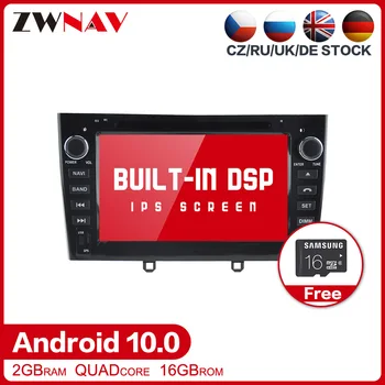 DSP Android 10.0 Car Multimedia afspiller Til Peugeot 308 og 408 308SW 408 2011+ Radio GPS Navi-Lyd, Video, stereo head unit gratis kort