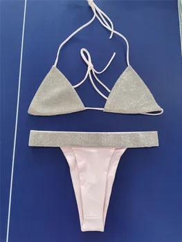 Ellolace Undertøj Crystal Bh-Sæt Sexet Skinnende Diamant Sæt Undertøj til Kvinder Undertøj Undertøj Sæt Aristokratiske Ferie Bh-Sæt