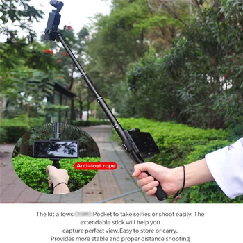 Phone Clip Holder Udvidelse Selfie Stick Til FIMI PALM Lomme Kamera Tilbehør Justerbar Håndholdte PTZ-Kamera Selfie Stick