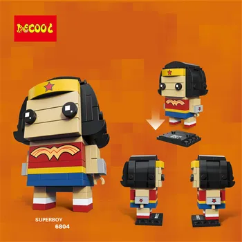 DECOOL ideer Mini Blok Bircks byggesten Kit Søde Robot Dukke Gave til Børn Kid Intellektuel Toy