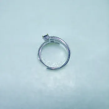KJJEAXCMY fine smykker S925 sterling sølv indlagt naturlige safir nye pige mode gemstone ring støtte test Kinesisk stil