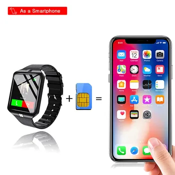Hot Smart Ur Mænd SIM-Kort Understøtter TF Optager Musik Bluetooth Opkald, Se Android-Telefon Smartwatch Kvinder armbåndsur