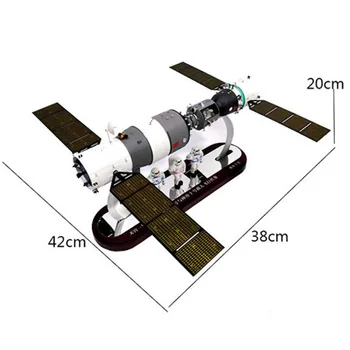1/50 Skala Shenzhou Rumfartøj Fly Transport Model Legeret Metal Die Cast Rumskib Satellit-Space Skib, Satellit-Model