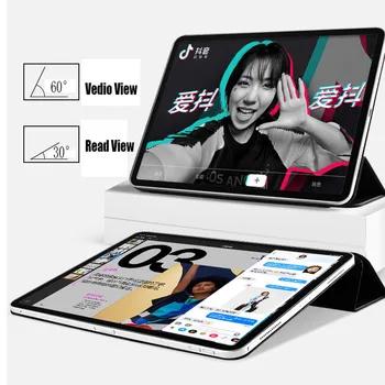 For iPad Pro 11 Case for iPad Pro 12.9 2018 Funda Magnetiske Ultra Slim Smart Cover til iPad 11 tommer Tilfælde Støtte Vedhæfte Afgift