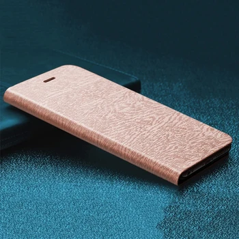 Wood grain PU Læder taske Til Huawei Nexus 6P Flip Case Til Huawei Nexus 6P Business Phone Taske Tilfælde Blød Silikone bagcoveret