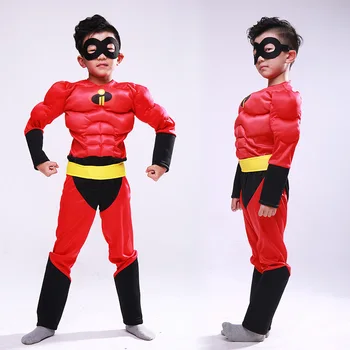 Børn Spider Dreng Langt Fra Hjemmet Peter Parker Cosplay Kostume Hævner Superhelt Muskel Kostume Halloween Jul Amok