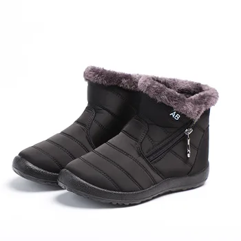 Kvinder Støvler 2020 Mode Vandtæt Sne Støvler Til Vinter Sko Kvinder Casual Let Ankel Botas Mujer Varme Vinter Støvler