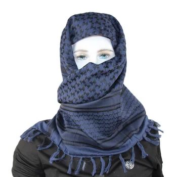 Taktisk Arabiske Shemagh Ørkenen Tørklæde Militære Udendørs Vandreture Hær Tørklæder, Som Muslimske Hijab Med Kvast For Mænd Vindtæt Tørklæde