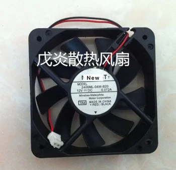 For NMB-MAT 2406ML-04W-B20 TA4 Server Cooling Fan DC 12V 0.06 EN 60x60x15mm 3-wire