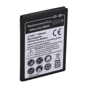 Batería S5830 EB494358VU batteri Til Samsung Galaxy Ace S5830 S5660 S7250D S5670 i569 I579 GT-S6102 S6818 GT-S5839i batteri