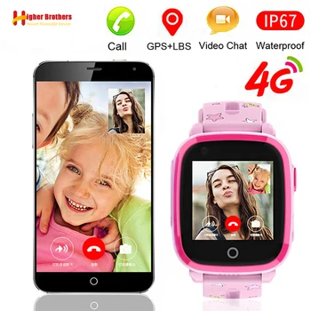 IP67 Vandtæt Smart 4G Ekstern Kamera, GPS, WI-FI Børn, Studerende Armbåndsur SOS Video Opkald Overvåge Tracker Placering Telefon Ur
