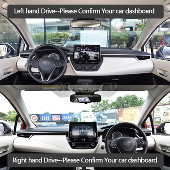 Dashboard Dækker Beskyttende pude til Toyota Corolla E210 210 2019 2020 Bil Tilbehør Dash Board Parasol Tæppe Anti-UV Dashmat