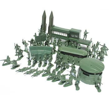 5CM Action Figur Legetøj 56pcs Militære Plastic Toy Soldiers Hær Mænd Tal Soldater Legesæt Drenge Toy Model Til Børn Gaver