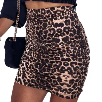Sommeren Kvinder, Kvindelige Mode Leopard Nederdel Damer Elegant Nederdel til Fest Shopping Daglige Slid