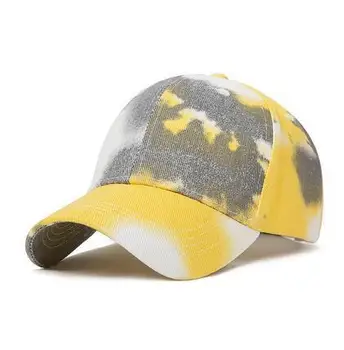 2020 Tie-dye Baseball Cap Unisex Hat til Udendørs Sport Skygge Baseball Cap Kvinde Beanie Justerbar Driver Hat Knogler