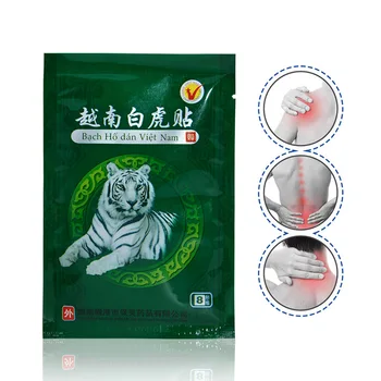 104Pcs Vietnam Hvide Tiger Balm Medicinsk Gips smertelindring Patch Krop, Hals Stress Relief Gigt Fælles Capsicum Gips C161