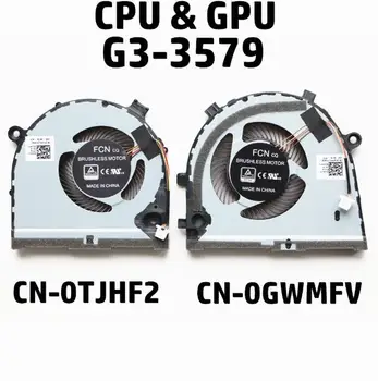 CPU-GPU BLÆSER til Dell G5 15 5587 G3-3579 serie 0TJHF2 TJHF2 0GWMFV GWMFV FKB8 DC28000KUF0 tjhf2 gwmfv dc28000kvr0 dc28000kur0