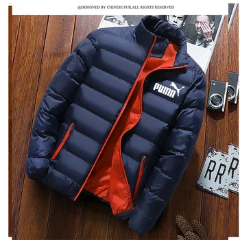 Casual mænds jakke frakke vinter tynd sektion varm hætte lynlås jakke med lange ærmer sports tendens bomuld polstret tøj mænds koldt