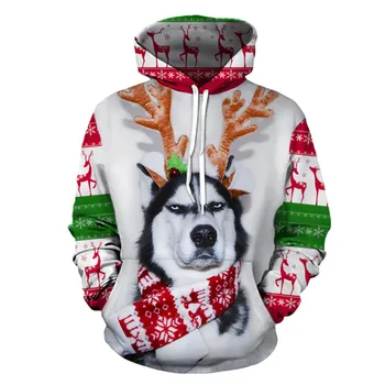 Jul hund tøj vinter varm hund, jakke, frakke hvalp tøj, hættetrøje nye år kostume pullover Asian størrelse S-6XL