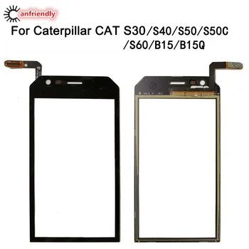 Tryk For Caterpillar cat S30 S40 S50 S60 B15 B15Q Touch-Skærm Perfekt Reparere Dele Touch-Panel Tilbehør til KAT S50C