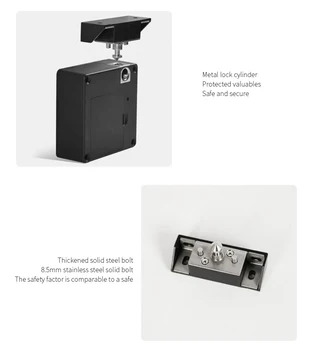 Ny Smart Skuffe Lås Intelligent Kabinet Skab Lås ID-Kort/TT Lås APP Låse Elektroniske Møbler i Træ Dør Elektriske Lås