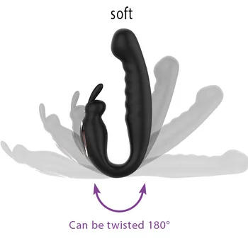 Kraftig 2 Motorer Vibrator Sex Legetøj til kvinder Vandtæt Rabbit Vibrator Kvindelige G-Spot Klitoris Stimulation Rem om Sex Wand