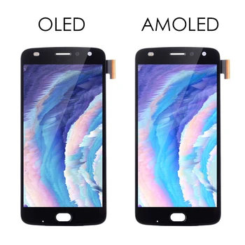 Super AMOLED For Motorola Moto Z2 Spille XT1710 LCD-Skærm Touch screen Digitizer Til Moto Z2 Spille LCD-Skærmen XT1710-02 XT1710-07