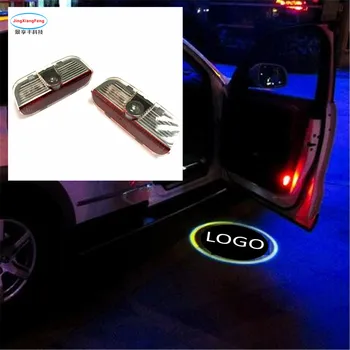 Bil Lys Signal Dekorativ Lampe tilbehør 2stk Velkommen Døren Logo Led Høflighed Laser Projektor styling accesorios automovil