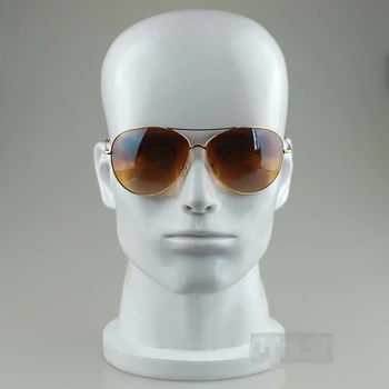 Gratis Forsendelse!!Top Kvalitet High-Grade Gloss Hvid Glasfiber Mandlige Mannequin Hoved, Hat/ Paryk/ Hovedtelefoner Fabrikken Direkte Buy