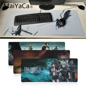 MaiYaCa Non-Slip PC Final Fantasy VII musemåtte gamer spiller mats Anti-slip Låser Tastaturet Pad Bruser Mat Stor Gaming musemåtte