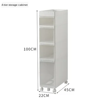 14CM quiltning storage rack toilet smal spalte, storage-rack skuffe til opbevaring kabinet badeværelse quiltning opbevaringsskab