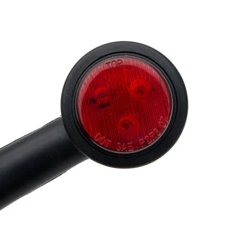 10-30V LED-Lys 12 Lysdioder Side markeringslys advarselslamper for Lastbil Van Afhentning Turn Signal Indikator lys Lastbil Tilbehør