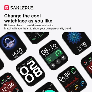 SANLEPUS EKG-Smart Ur Bluetooth Opkald 2020 NYE Mænd Kvinder Vandtæt Smartwatch pulsmåler Til Android GTS Apple-Telefon