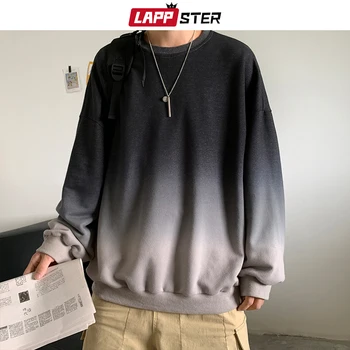 LAPPSTER Mænd Streetwear og Hiphop-Gradient Hættetrøjer 2020 Pullover Herre Japansk Harajuku Hoodie Mandlige Vintage Designer Sweatshirts
