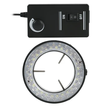 Justerbar 56 LED-Ringen Lys-Lampe Lampe For Industrien Stereo ZOOM-Video USB HDMI-Mikroskop, Lup