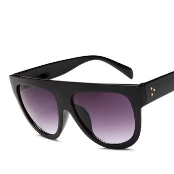 WOENFEL Luksus Mærke Solbriller Kvinder Classic Gradient Halvcirkel solbriller Designer Mænd Stor Ramme Leopard Rejse Briller