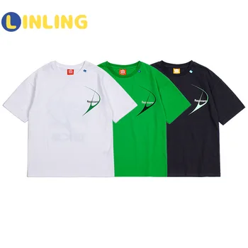 LINLING Børns Udskrivning Tøj Drenge Piger kortærmet T-shirt Kids t-Shirts Toppe Barns Bomuld Tøj 2020 Sommeren P237