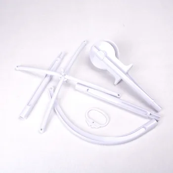 Plast Spædbarn Vugge Mobile Bed Bell Holder Arm Beslag Til Ophængning Af Music Box & Toy Hvid Rangler Beslag Sæt