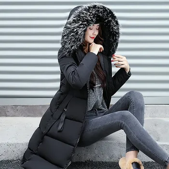 Kvinder Solid Casual Tykkere Vinter Slanke Lammy Dunjakke Frakke Frakke Kvinder Ned Jakke 2020 Vinter