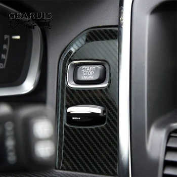 Bil Styling for Volvo XC60 Carbon fiber Bilen Klistermærker Auto Copilot Handskerummets Nøglehul Dekorative Dækker Trim Tilbehør