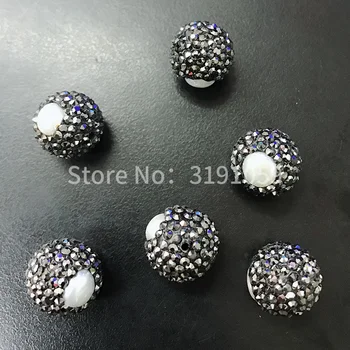 Lille sort kugle, perlerne i Usa og Europa populære DIY-små smykker kæde armbånd i 2018