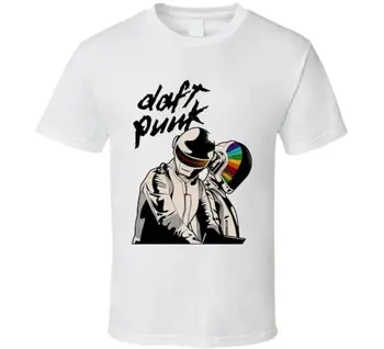Hot Nye Dj Design-Hot Stil Daft Punk Hvid T-Shirt, Toppe Sommer Cool Sjove T-Shirt