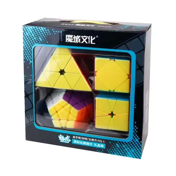 Moyu Meilong 2x2 3x3 4x4 5x5 Konkurrence Magic Cube Sæt 4stk Cubing Klasseværelset Hastighed Stickerless Terning Puslespil Legetøj For Børn